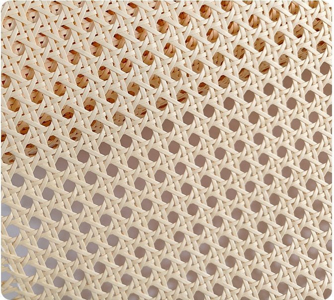 Light color paper cane webbing