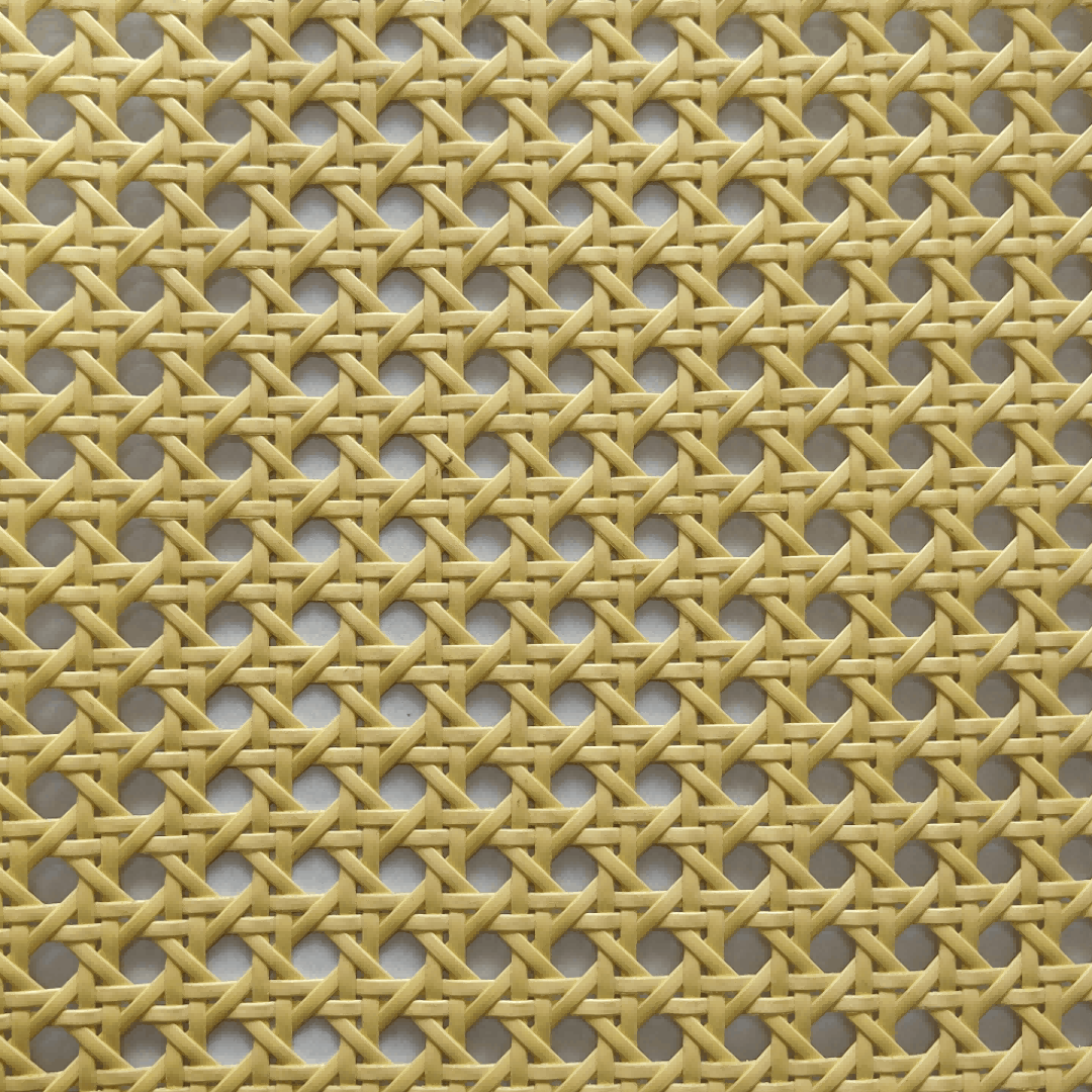 PVC indoor cane webbing pattern samples