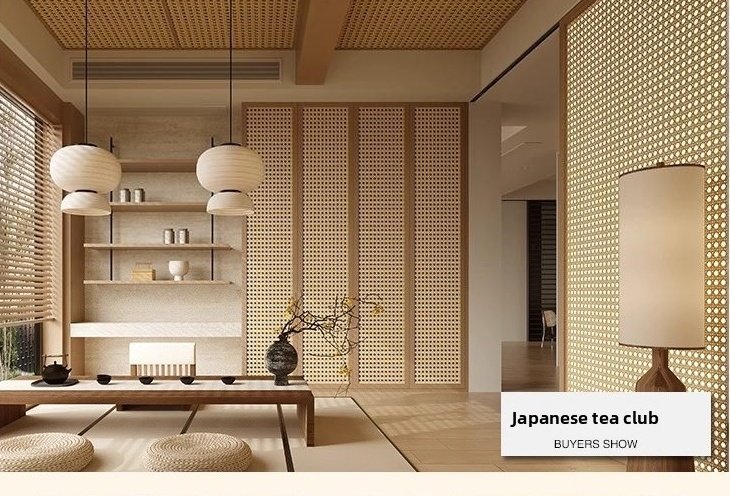 rattan cane webbing panel
