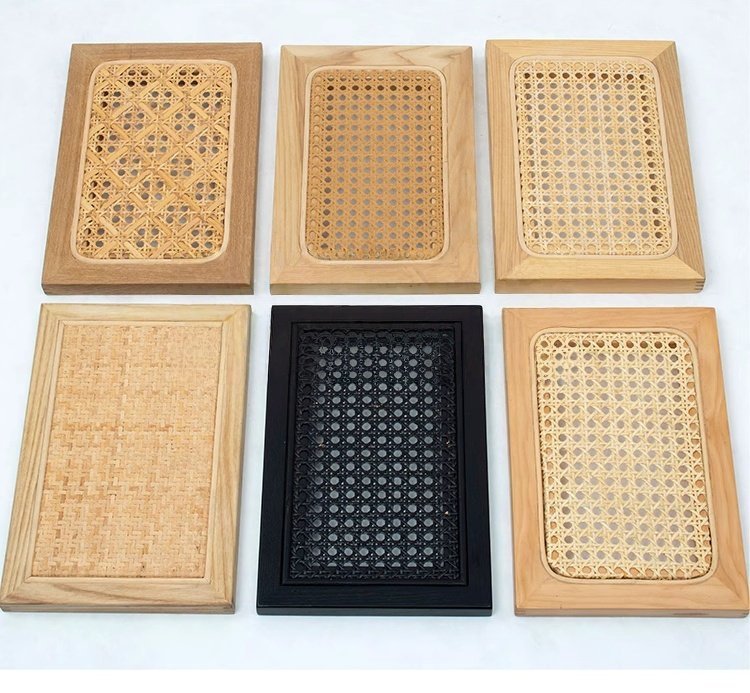 Combine natural wood with rattan cane webbing to create stylish furniture, cabinet doors and interior panels with a warm handmade appearance.